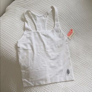 Free people White Women's Tank Top Never Worn